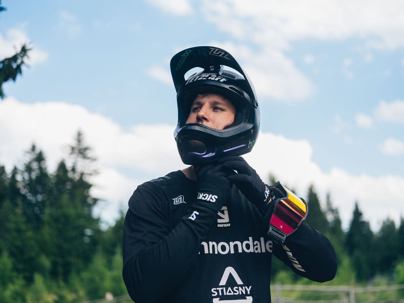 Mountainbiker in der Bikearena Persenbeug-Gottsdorf