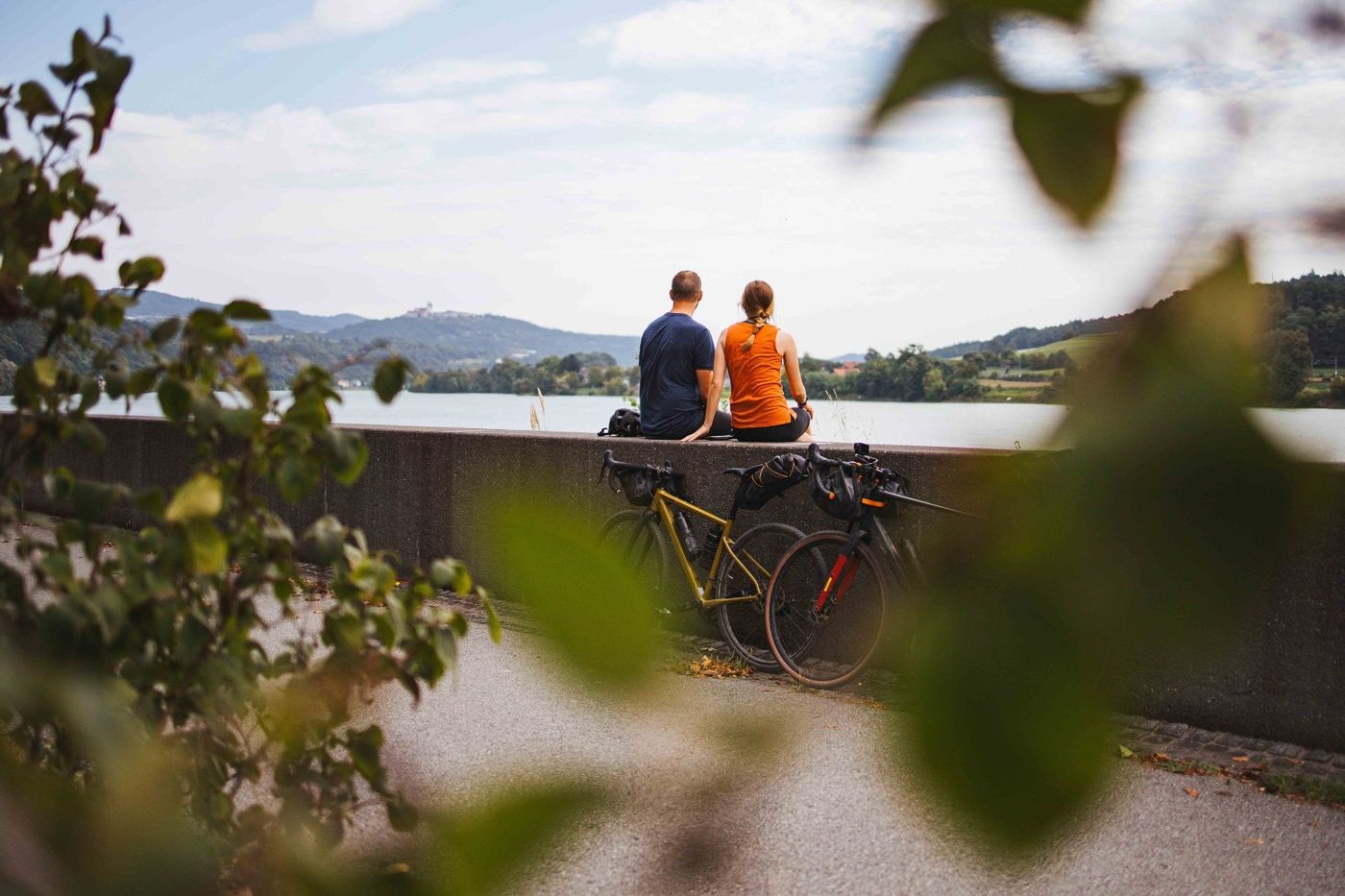 Radlerrast an der Donaulände